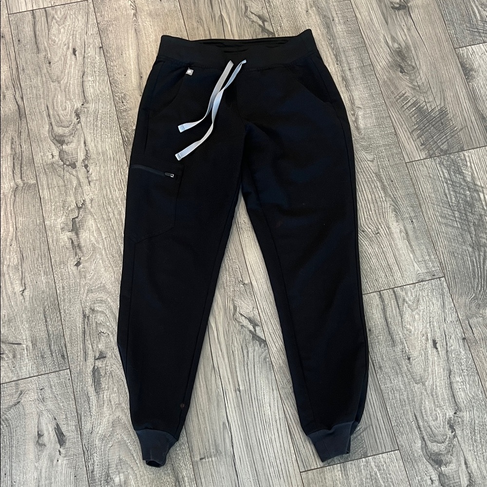 Figs Black Technical Collection Pants